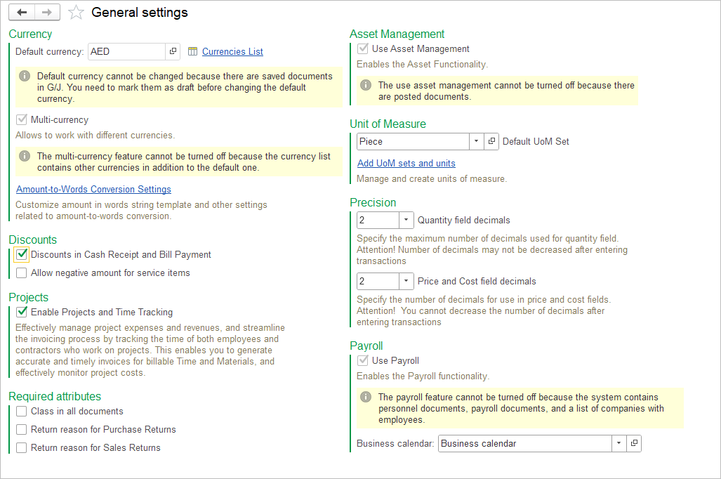 General Settings – AccountingSuite