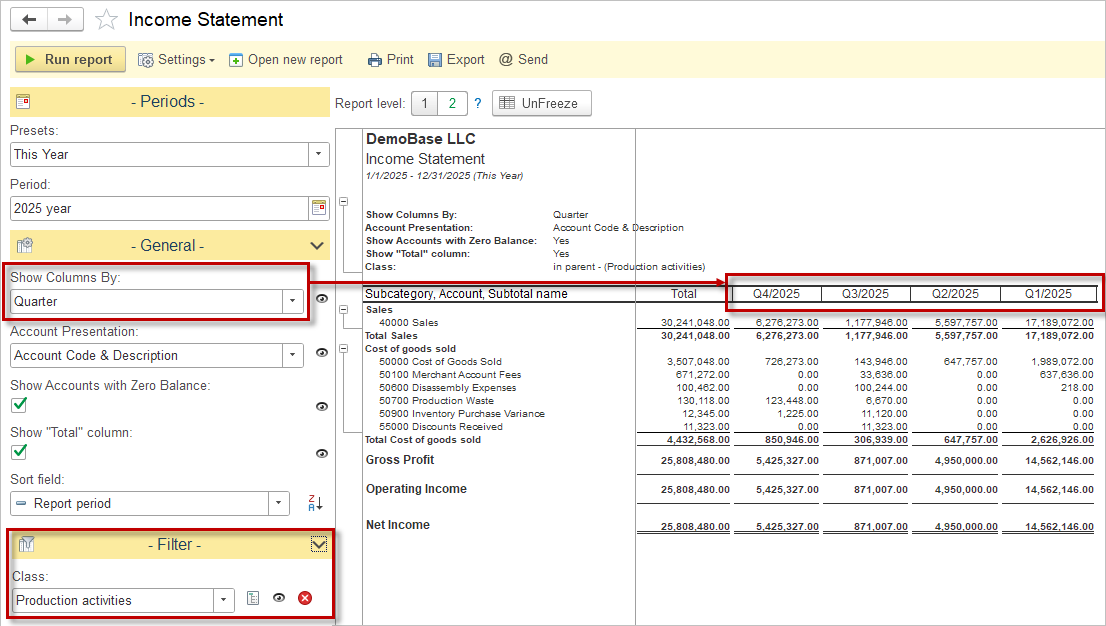 Income Statement – AccountingSuite